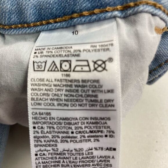 OLD NAVY‎ Super skinny mid rise women’s jeans 10  Inseam 28”  Blue - Picture 6 of 10